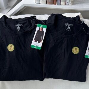 Segments Black Long Sleeve Tee